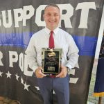 Det. Steven Lebo Receives Meritorious Service Award from Senator Mike Regan