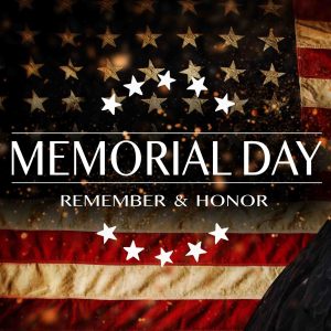 Administrative Offices Closed for Memorial Day